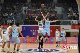 益陽隊奪得湖南省運會成人組男籃冠軍