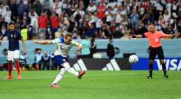 凱恩踢飛點球，英格蘭1-2法國無緣四強