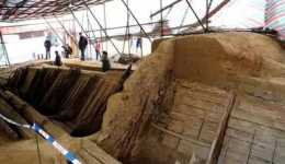 菏澤鬧市區竟挖出一艘沉船，船上的有件元代文物，還被估價一個億