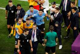 賽後圍堵德國主裁，烏拉圭隊最壞將無緣下屆世預賽