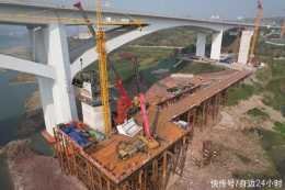 廖家溪軌道專用橋進入上部結構施工重慶軌道15號線二期有新進展