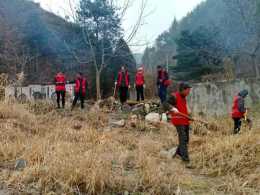 陝西洛南縣保安鎮：三義村舉行冬季森林防火演練